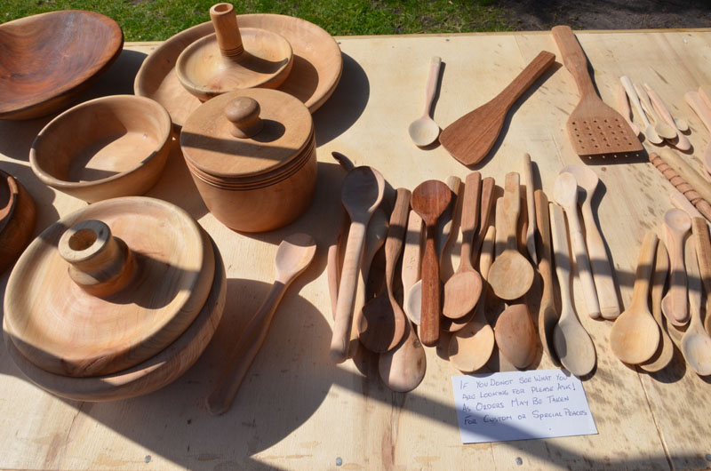 Wooden spoons & bowls