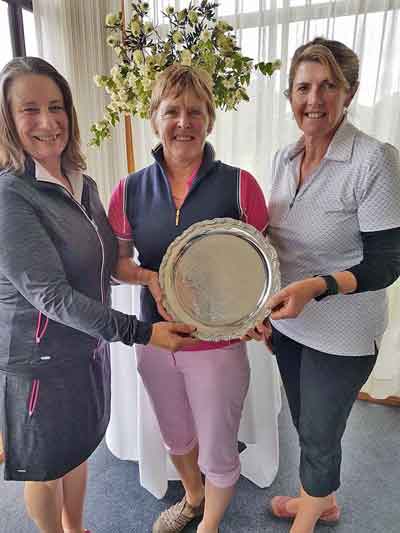 8/11/16 - Winners of Colac Perpetual Plate, Stacey Thomas, Vicki Hannah and Margaret Smith